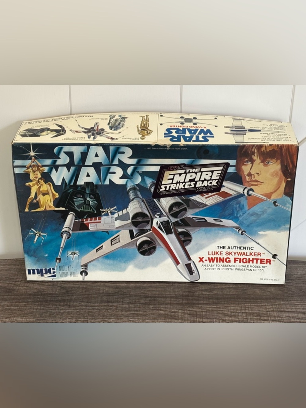 Vintage Star Wars Luke Skywalker X-Wing Fighter Model kit